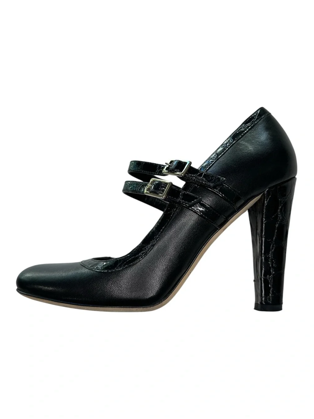 kate spade Heels Mary Jane Scarlet Black Double-Strap Vintage Y2K Women’s 7